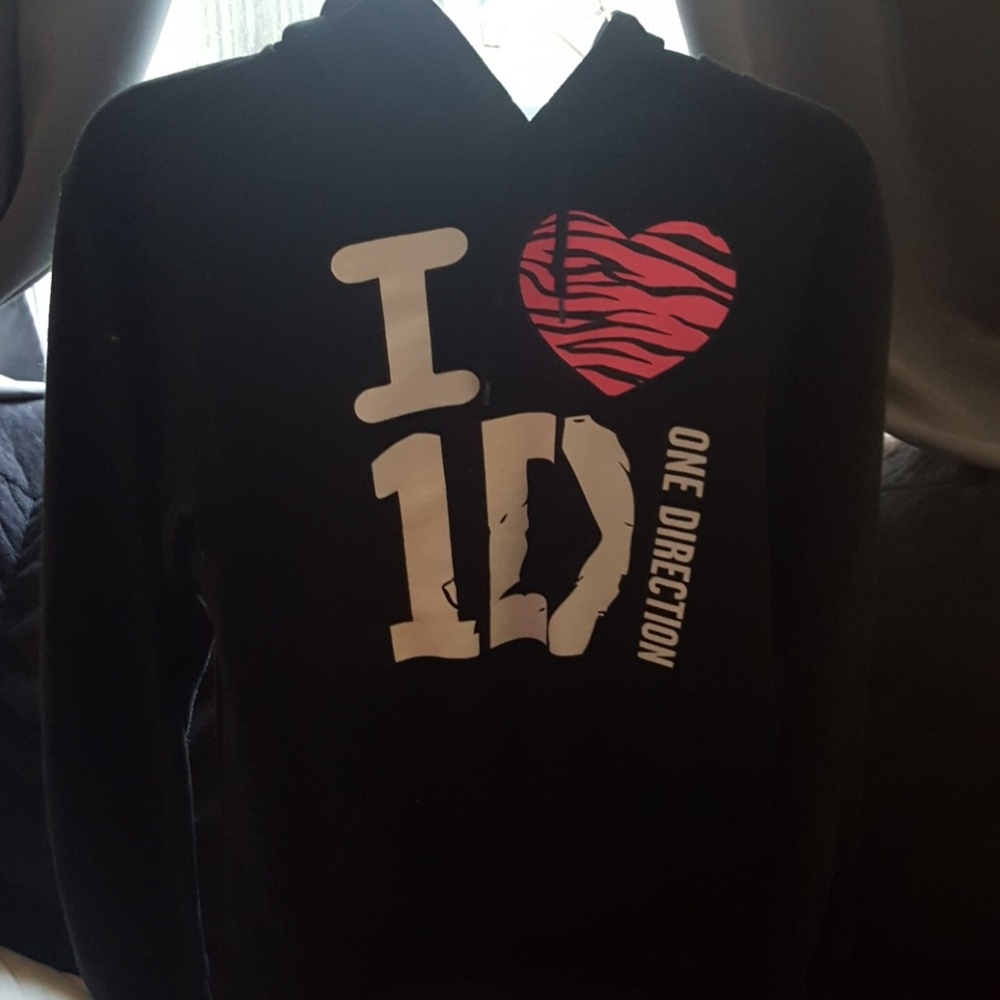 One direction drawstring hoodie